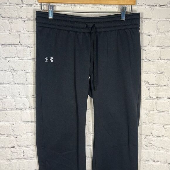 Under Armour Semi Fitted Black Sweat Athletic Storm Pants size M Medium - Picture 2 of 10
